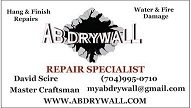 AB DRYWALL - REPAIR SPECIALIST